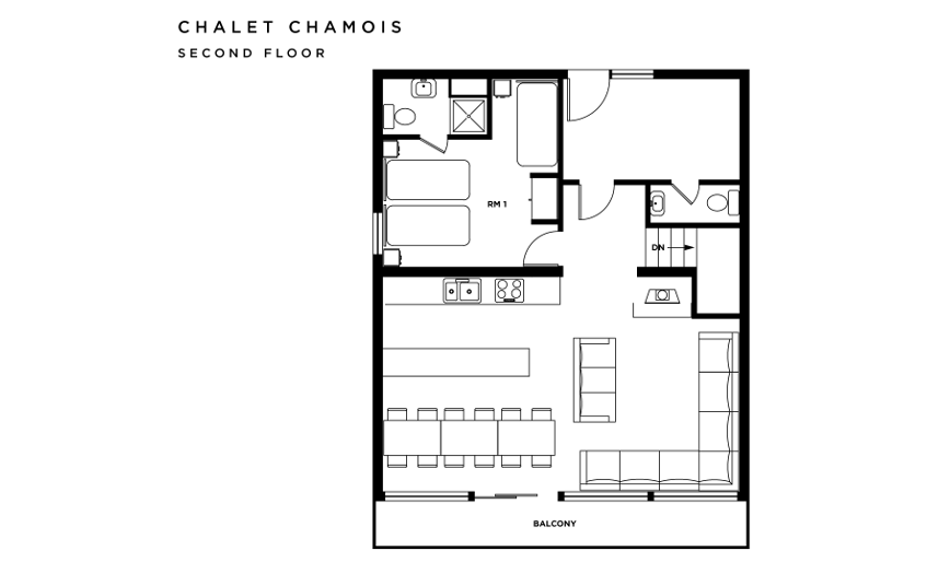 Chalet Chamois Les Arcs Floor Plan 1